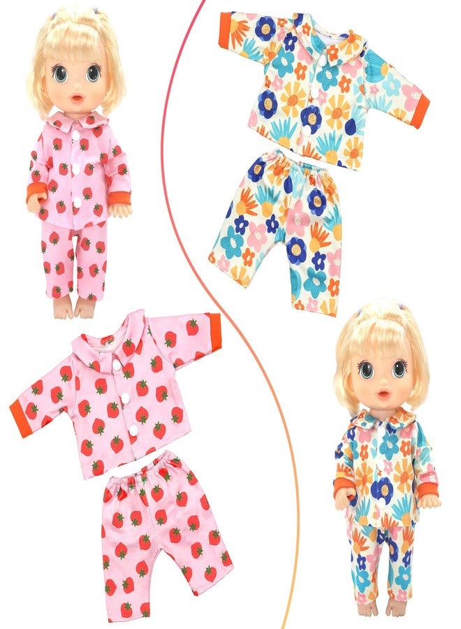 UNICORN ELEMENT 4Pcs Alive Baby Doll Clothes for 10-12 Inch，4 Set Baby Doll Clothes Accessories Fit for 10/11/12 Inch(Not Dolls) - Image 4